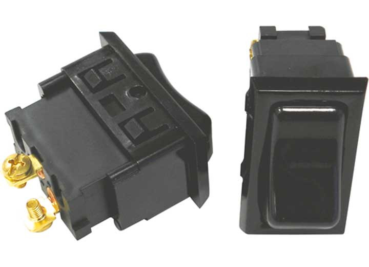 Uni-Bond Lighting - Onoff Rocker Black Switch 12v 2 Screws - SR103