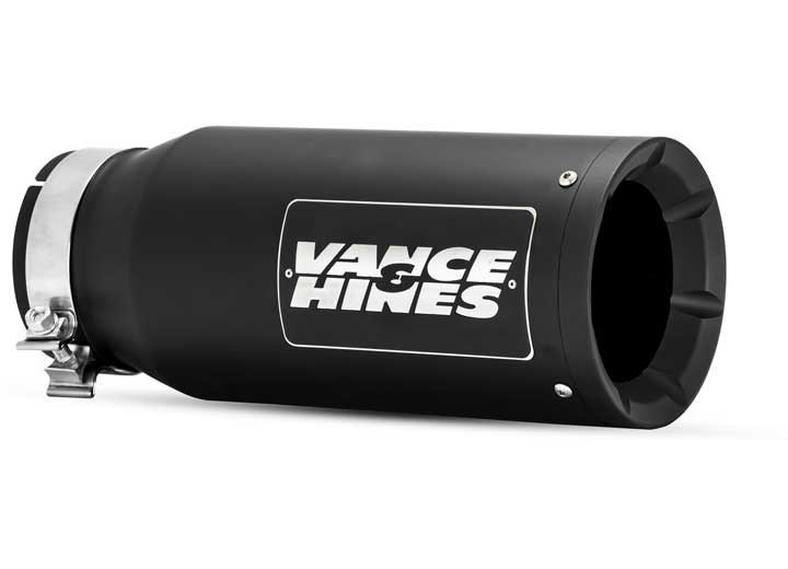 Vance and Hines - Universal 5in X 6.5in X 16in Black Eliminator Exhaust Tip - 46908