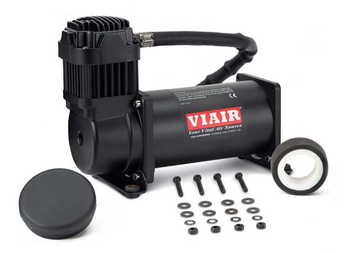Viair Corporation - Single 400 High Performance Stealth Black Compressors 150psi - 400SB