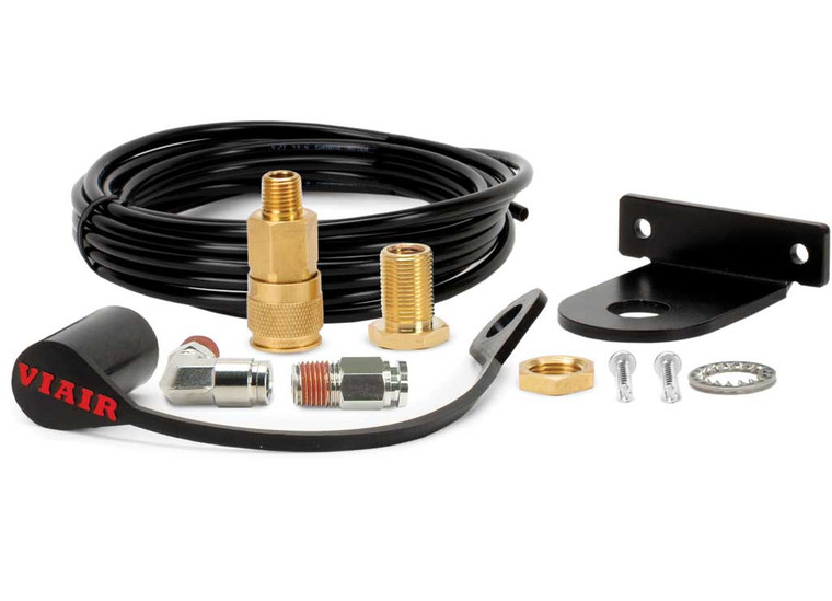 Viair Corporation - 3/8in Pro Series Air Source Relocation Kit W/lshaped Mounting Bracket - 90011