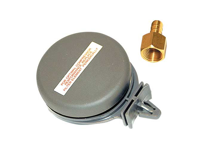 Viair Corporation - Remote Intake Air Filter Assembly Plastic Housing (1/4in X 1/4in Tube Fitting - 92621