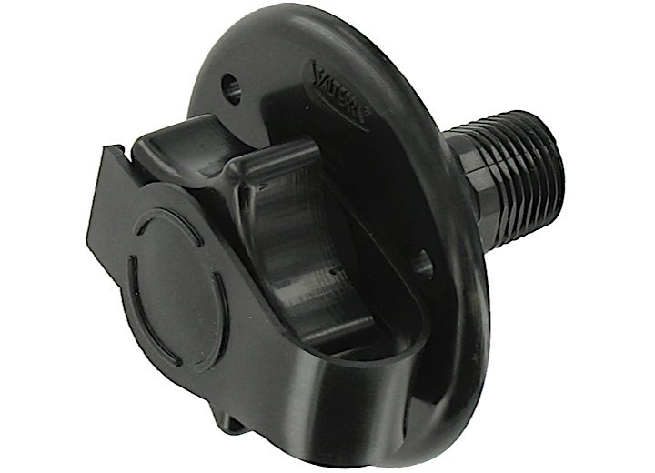 Valterra - Water Inlet 23/4in Plastic Flange Mpt Black Bulk - A01-0168BK