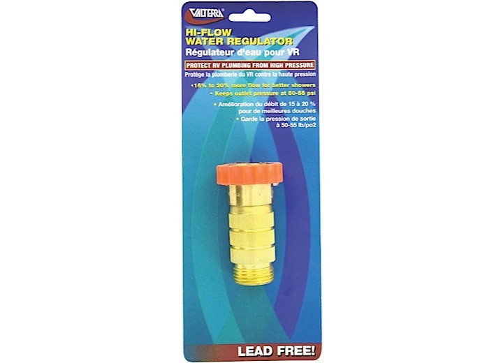 Valterra - Water Regulator High Flow Leadfree Carded - A01-1122VP