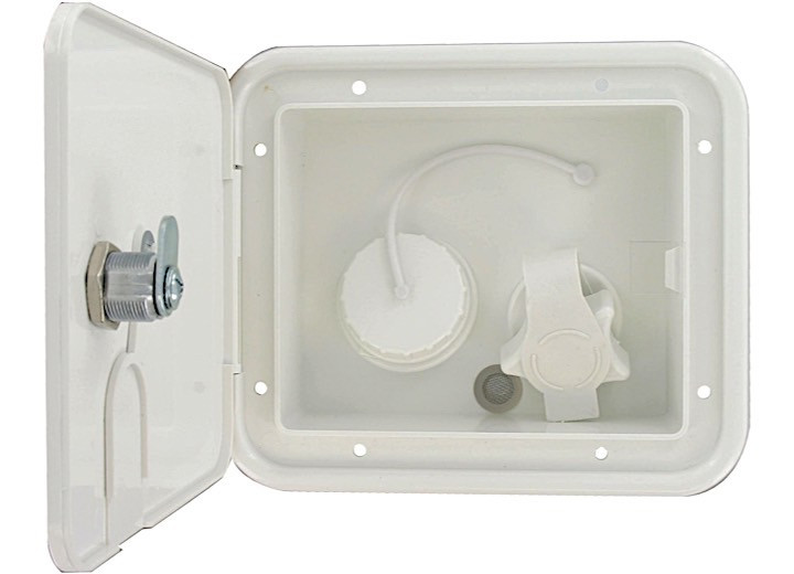 Valterra - Gravity/plastic City Water Inlet Hatch White Bulk - A01-2004