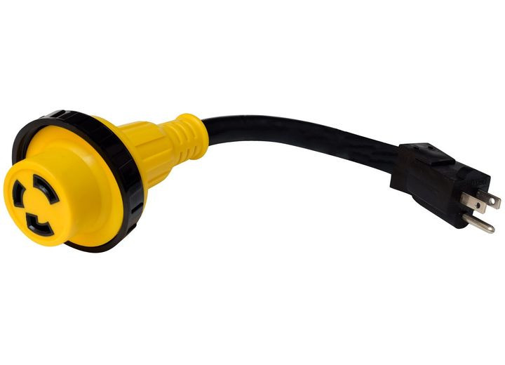 Valterra - 15am30af Detach Adapter Cord 12in Bulk - A10-1530DBK