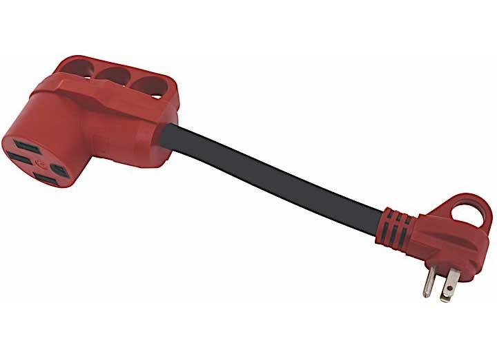 Valterra - 15am50af Adapter Cord 12in Red Bulk - A10-1550