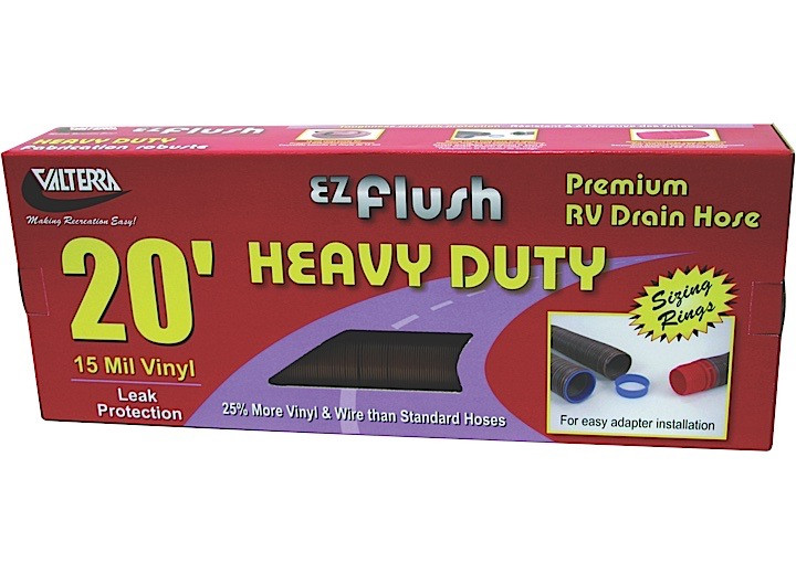 Valterra - Ez Flush Hd Drain Hose 20 Ft - D04-0040