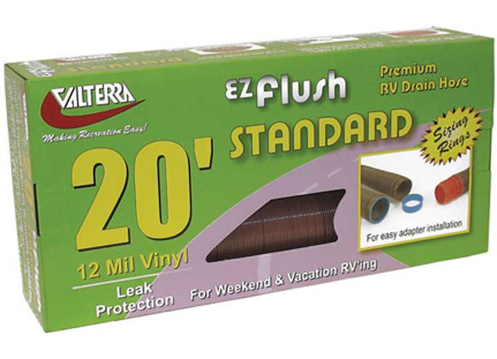 Valterra - Ez Flush Hd Drain Hose 20ft Bronze Bagged - D04-0040PB