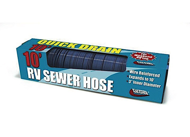 Valterra - Quick Drain Hose Std. 10ft Blue Boxed - D04-0045