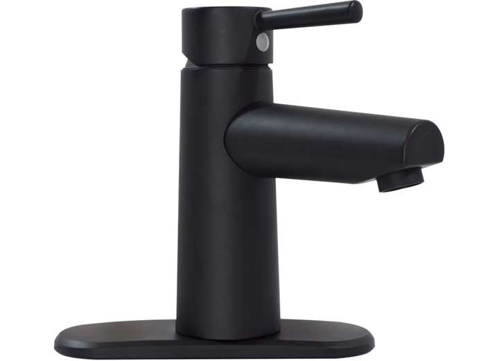Valterra - Premium Single Handle Vessel Lavatory Faucet Matte Black - PF232703