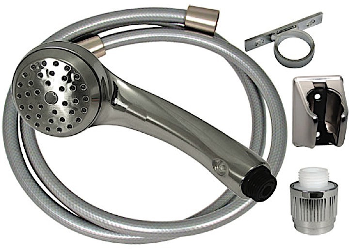 Valterra - Airfusion Shower Head Kit Separate Flow Controller Brushed Nickel - PF276047