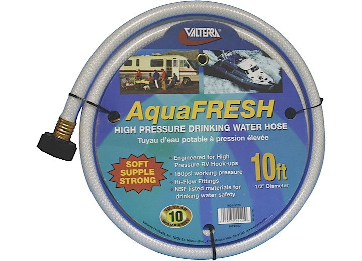Valterra - Drinking Water Hose 1/2in X 10 - W01-5120