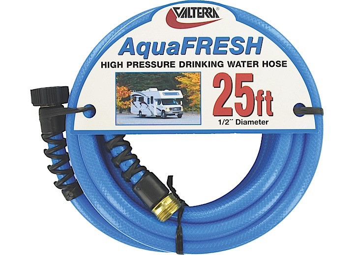 Valterra - Aquafresh High Pressure Drinking Water Hose 1/2in X 25 Blue - W01-8300