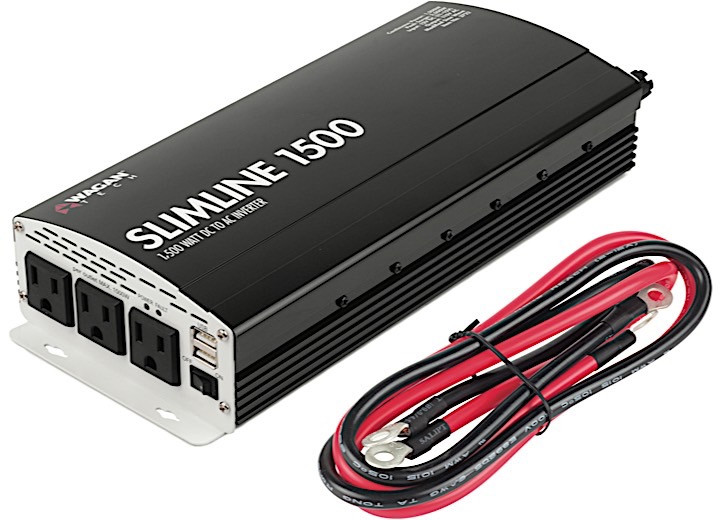 Wagan Corporation - Slim Line 1500w Power Inverter - 3722