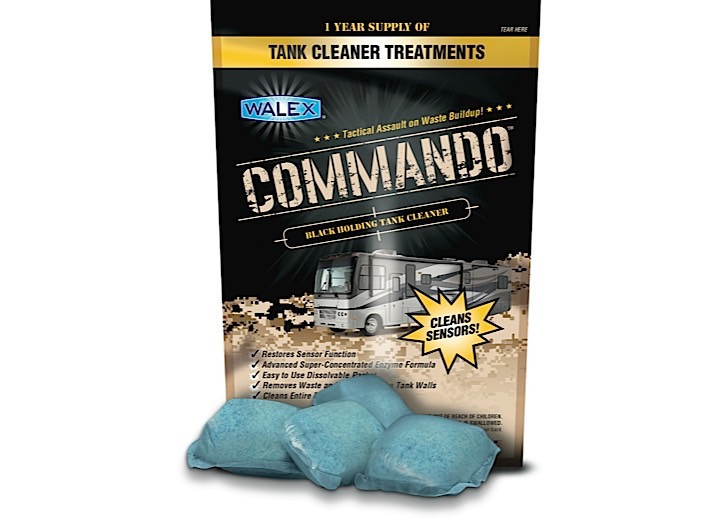 Walex Inc - Commando  Black Tank Cleaner  Retail Bag - CMDOBG