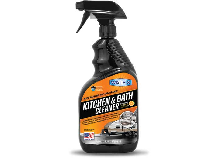 Walex Inc - Walex Premium Natural Kitchen And Bath Cleaner 32oz - WALKB32
