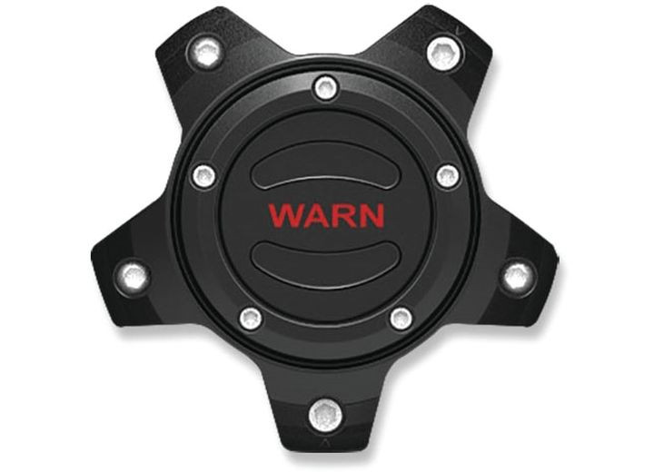 Warn - Acc Cntr Cap Wheel Blk Red - 106683