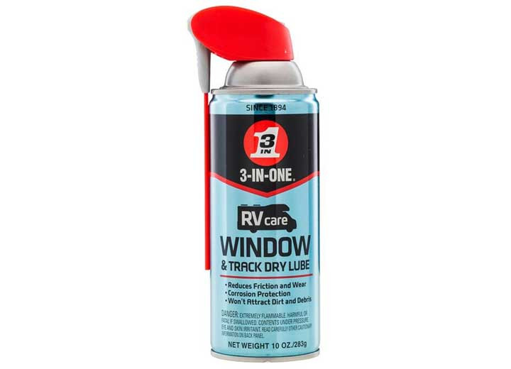 WD-40 - 3inone 10oz Rvcare Window & Track Dry Lube - 120091