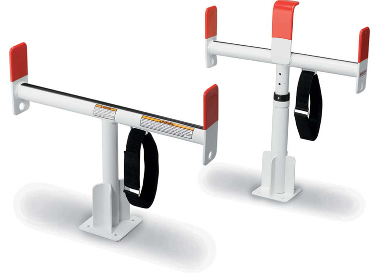 Weather Guard - Aluminum Full Compact Service Body Rack 200 Lbs Load Capacity Brite White Armor Tuf Finish - 1425-3