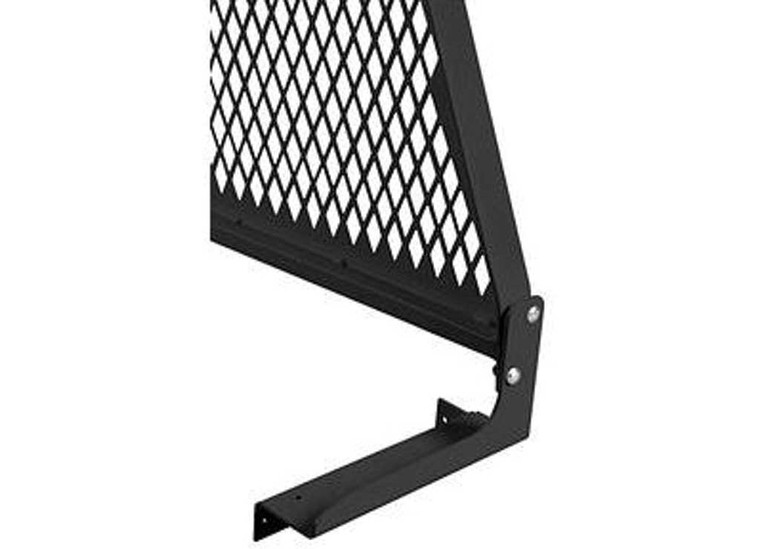 Weather Guard - Fullsize Headache Rack Mounting Kit 62.0in62.5in Steel Frame Black Armor Tuf Powdercoat - 4871