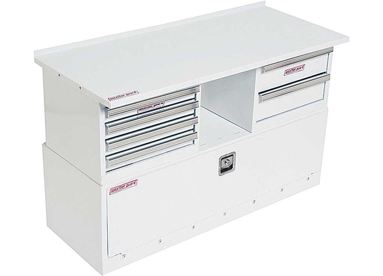 Weather Guard - Work Top 42 X 1.5 X 18in  White Steel Finish - 2544706