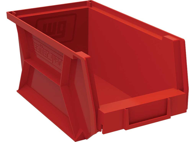 Weather Guard - Red Bins 6in X 7.1in X 13.2in (6 Pack) - 2905688