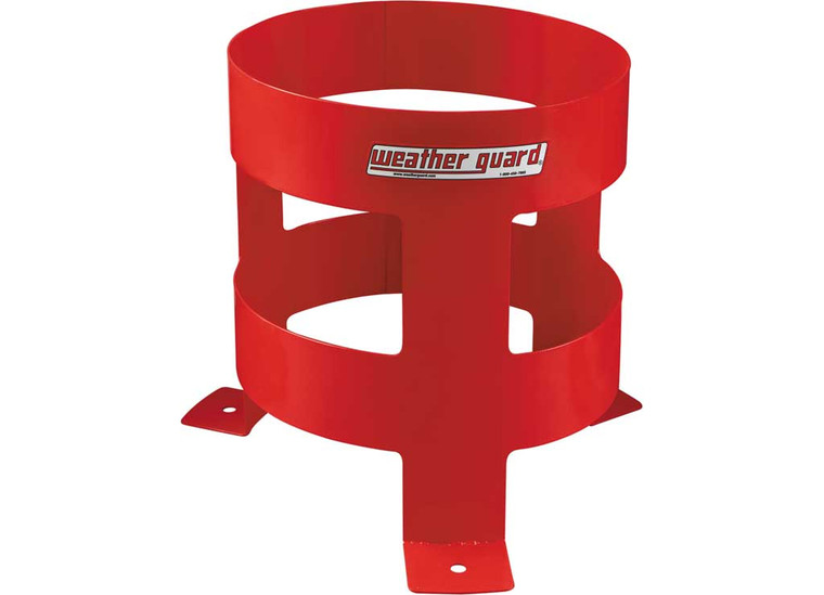 Weather Guard - Refrigerant Steel Tank Holder 30 Lbs Red 93/4 X 103/4 X 93/4in - 2917010