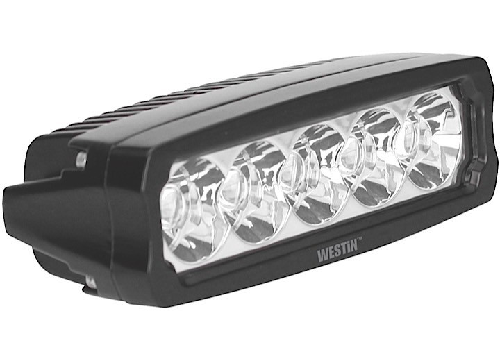 Westin Automotive - Fusion5 Led Light Bar Single Row 5.5in Flex W/3w Epistar (set Of 2) Black  Harness & Brackets Incl - 09-12232-PR