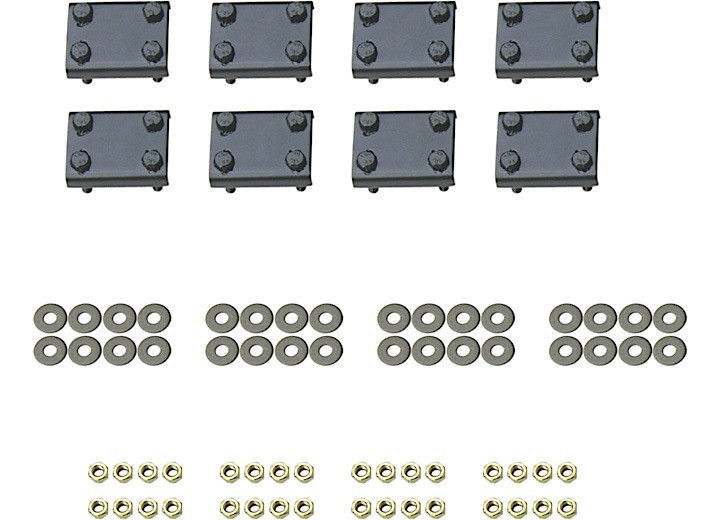 Westin Automotive - 1418 Silverado/sierra 1500/1519 2500/3500 Reg Cab Rocker Mount Black Oval Tube Mount Kit - 22-2005