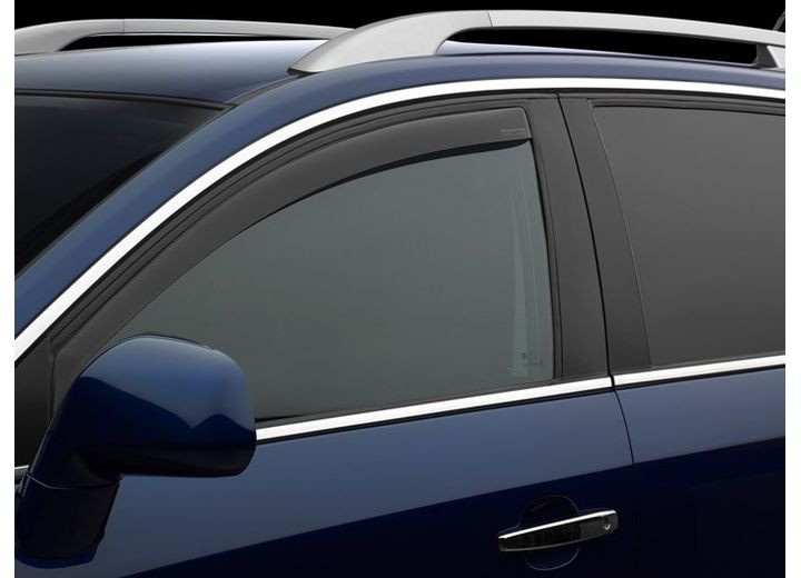 WeatherTech - 19c Ram 1500 Quad Cab; Crew Cab Front Side Window Deflectors Dark Smoke - 80935