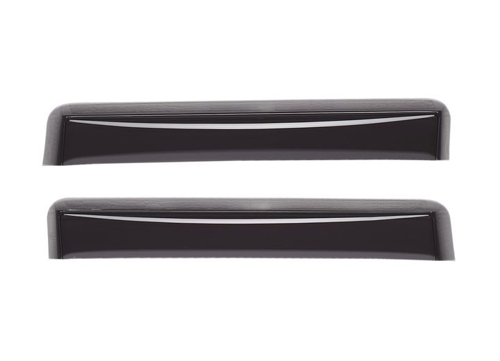WeatherTech - 15c F15/1719 F250/f350/f450/f550 Rear Side Window Deflectors Supercrew Dark Smoke - 81765