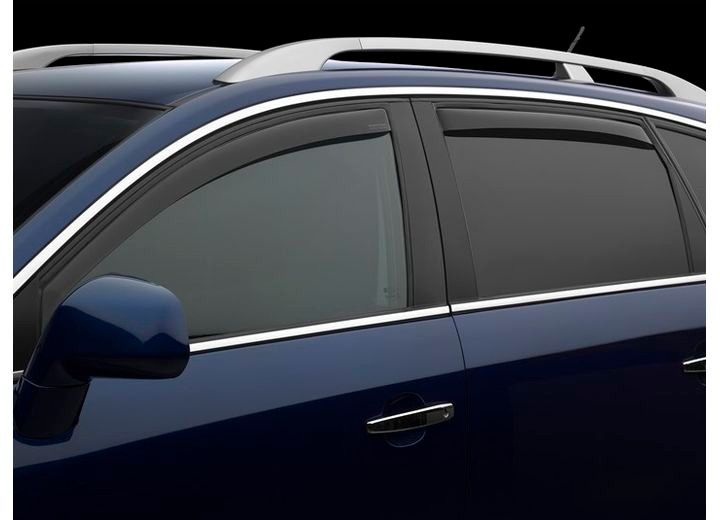 WeatherTech - 18c Hyundai Kona Front&rear Side Window Deflectors Dark Smoke - 82962