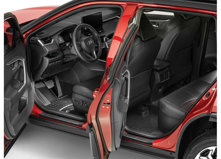 WeatherTech - 19c Rav4/rav4 Hybrid/21c Rav4 Prime Sillprotector Black - ST001K1