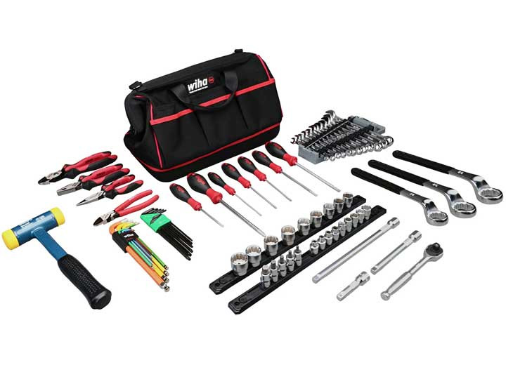 Wiha Tools - 76 Pc Motocross Mechanic Tool Kit - 90615