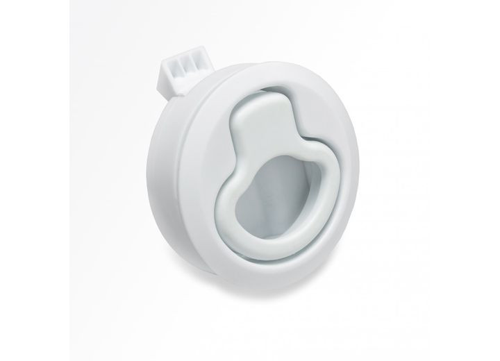Whitecap - White Nylon Nonlocking Slam Latch (pkgd) - 3227WC