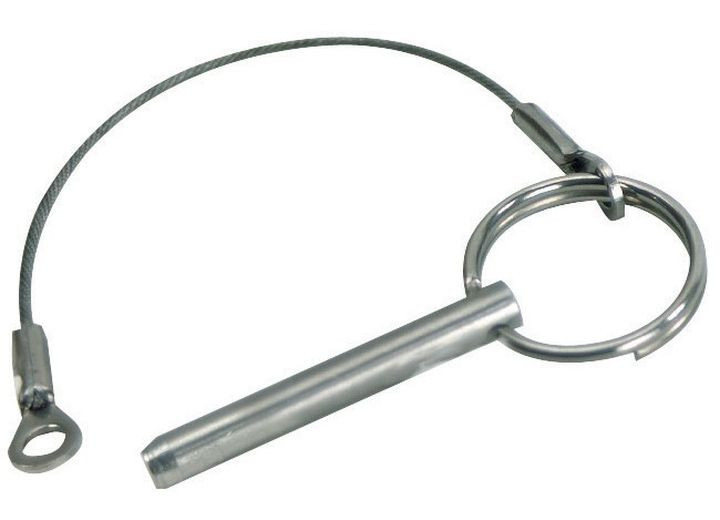 Whitecap - Pkgd Ss Quick Release Pin 1in &lanyard W/tab - S-1020C