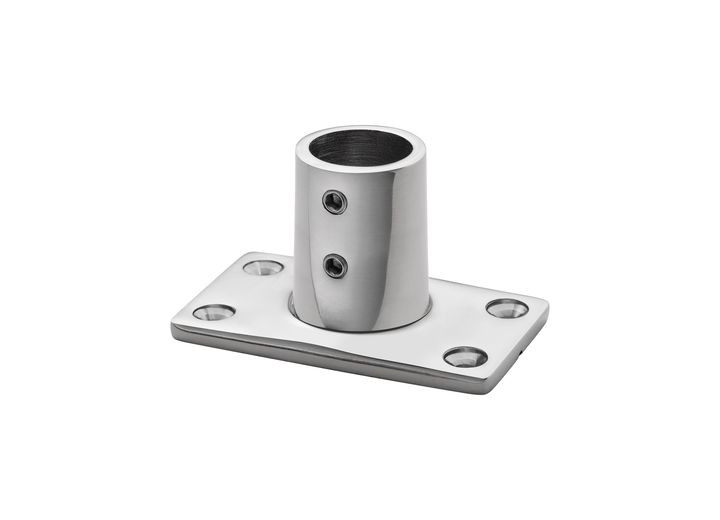 Whitecap - Pkgd Cp Zamac 7/8in  90o Rect Base - S-1466C