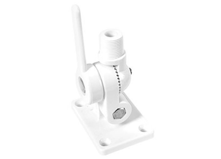 Whitecap - White Nylon Ratchet Antenna Mount - S-1805