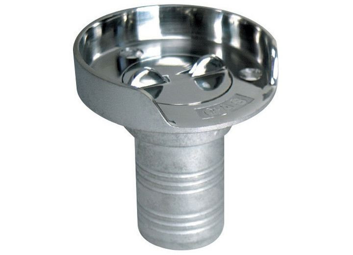 Whitecap - Pkgd Cp Zamac 11/2in Hose Deck Fill W/splash Gd - S-7021C