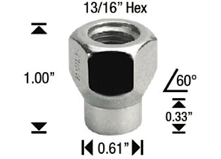 White Knight - Conical Et Oe 12mm1.75 Bg4 - 7612-14