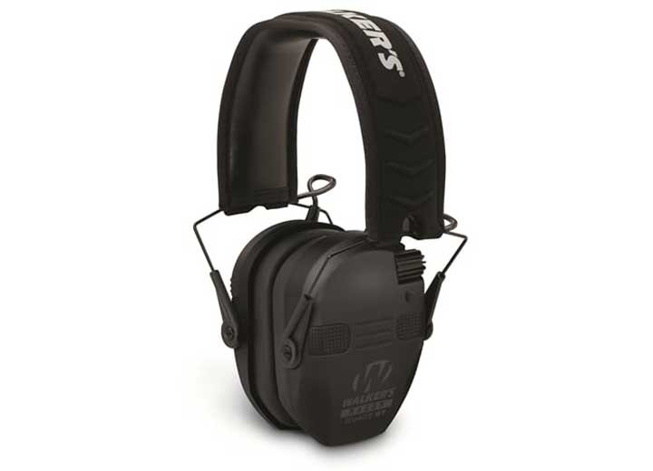 Walker's - Razor Slim Electronic Quad Muff W/bluetooth  Black - GWP-RSEQM-BT