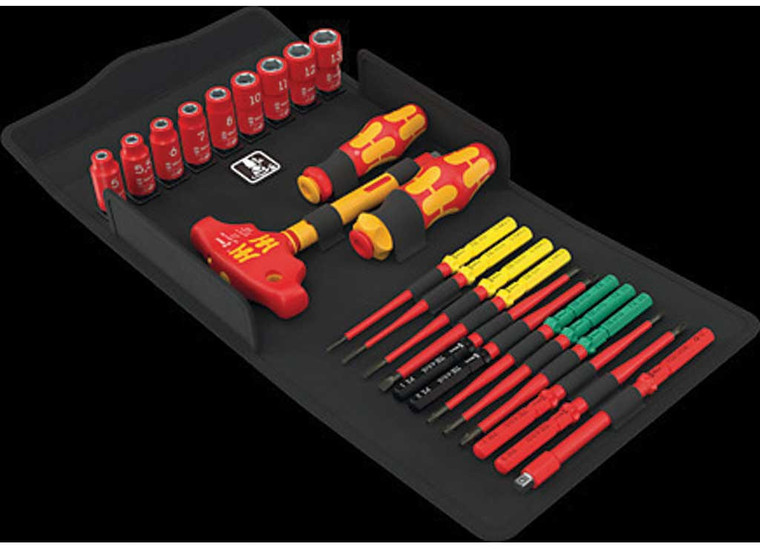 Wera Tools - Kraftform Kompakt Vde 24 Allrounder Set 1 W/ Ratchet Functionality 25pcs - 5006632001