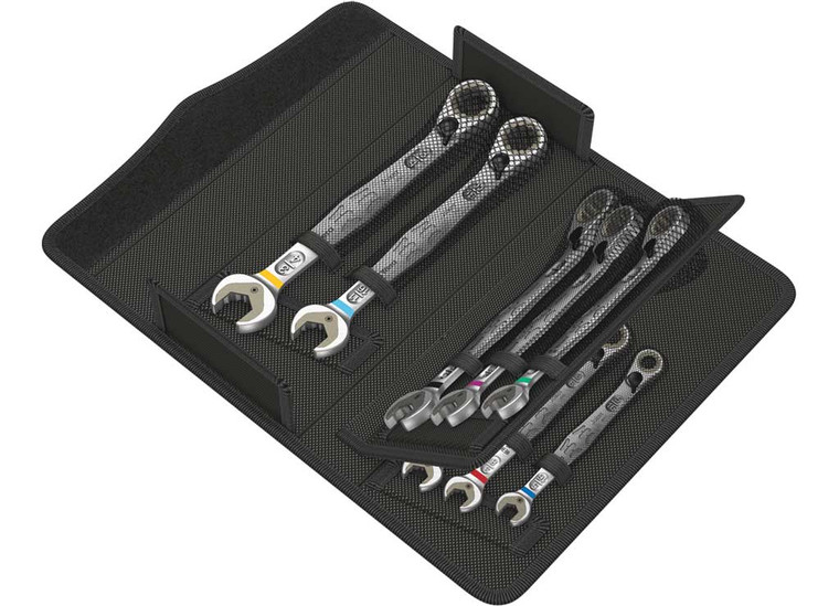 Wera Tools - 6001 Joker Switch 8 Imperial Set 1 Set Of Ratcheting Combination Wrenches 8 Pcs - 5020093001