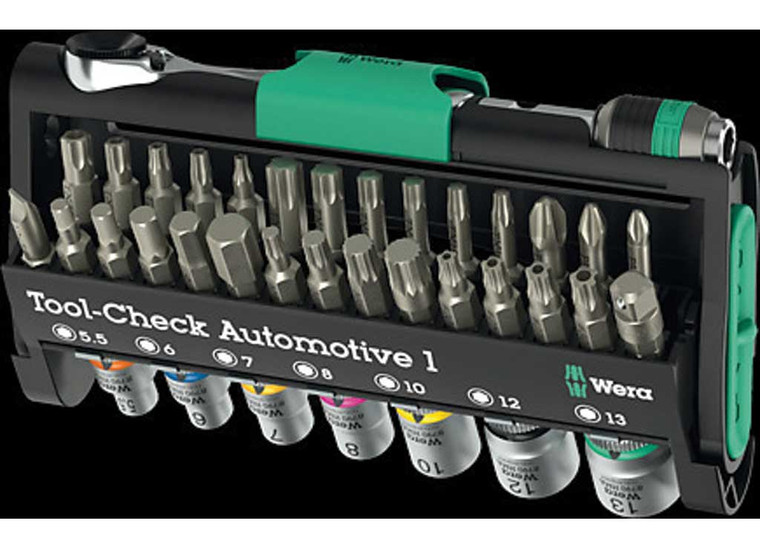 Wera Tools - Toolcheck Automotive 1 Tool Set 38 Pcs - 5049065001