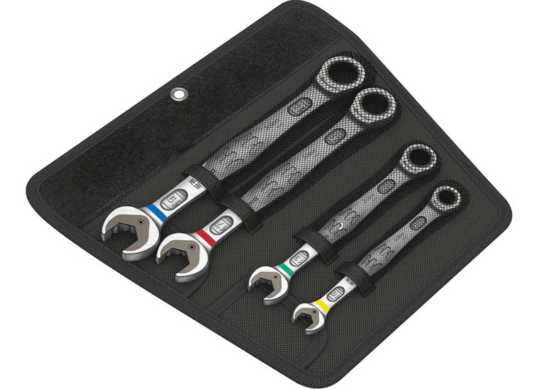 Wera Tools - 6000 Joker 4 Set 1 Set Of Ratcheting Combination Wrenches 4 Pcs - 5073290001