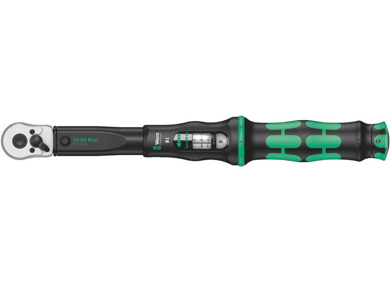 Wera Tools - Clicktorque B 1 Torque Wrench W/ Reversible Ratchet 1050 Nm 3/8in X 1050 Nm - 5075610001