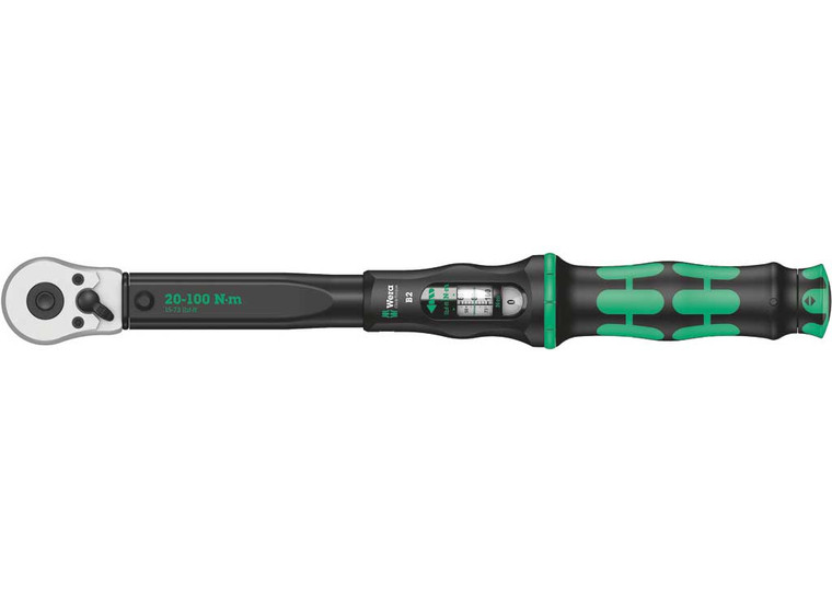 Wera Tools - Clicktorque B 2 Torque Wrench W/ Reversible Ratchet 20100 Nm 3/8in X 20100 - 5075611001