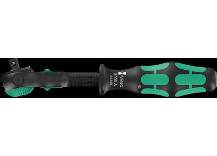 Wera Tools - 8000 A Black Edition Zyklop Speed Ratchet W/ 1/4in Drive - 5135880001