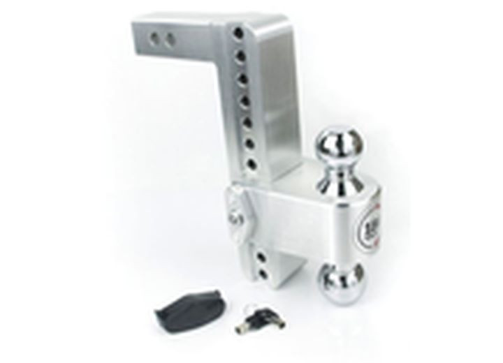 Weigh Safe - 180 Turnover Ball 10 Drop Hitch W/ 2 Shank & Chrome Plated  2 & 25/16 Ball W/w503 - CTB10-2