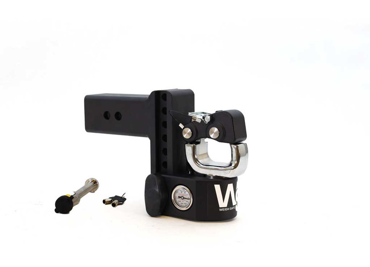 Weigh Safe - Steel Weigh Safe 6in Drop 2.5in Shank With Pintle And No Tow Balls Includes Ws05 - SWS6-2.5-PA-KA